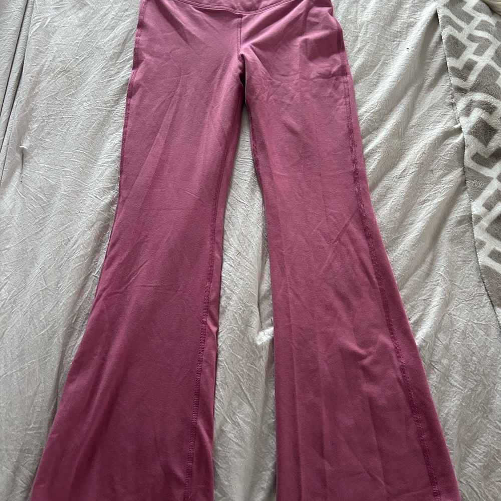 Old Navy Dusty Rose Flare Leggings